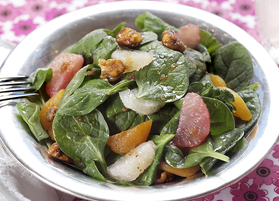 Spinach and Grapefruit Salad