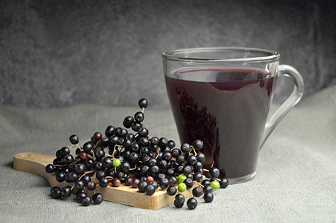 Elderberries juice fruits healthcare