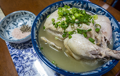 Samgyetang or Korean ginseng chicken soup