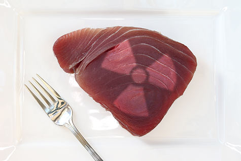 Radioactive Raw Tuna Steak