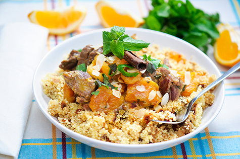 Moroccan Lamb and Apricot Couscous