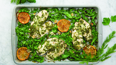 Roasted Tilapia with Dill and Garlicky Baby Kale-promo