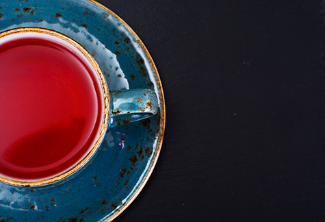 Red Tea in Beautiful Cup