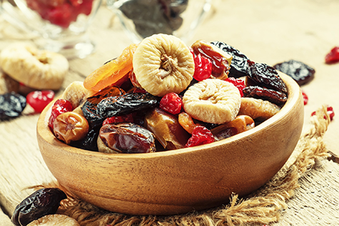 Healthy food: mix from dried fruits