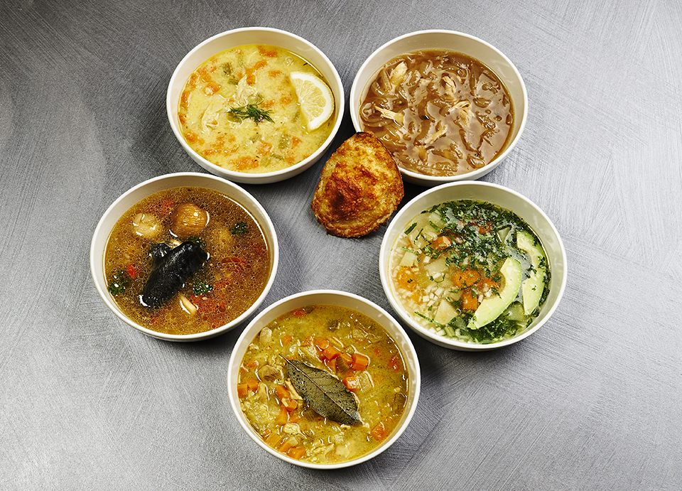 Global chicken soups